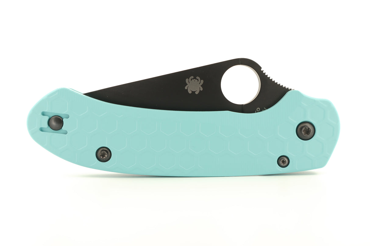 Spyderco Para 3 LW Reverse Hex in Robin's Egg Blue