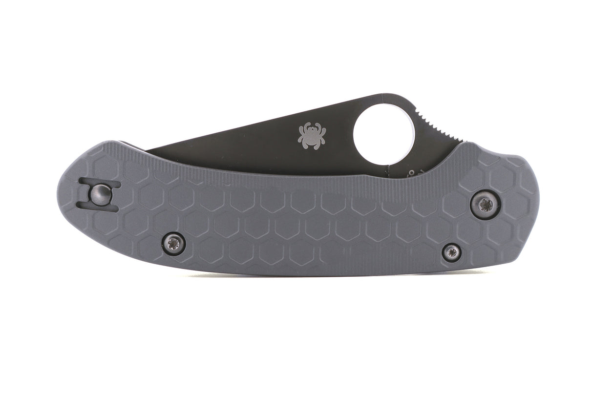 Spyderco Para 3 LW Reverse Hex in Sniper Grey Green Color