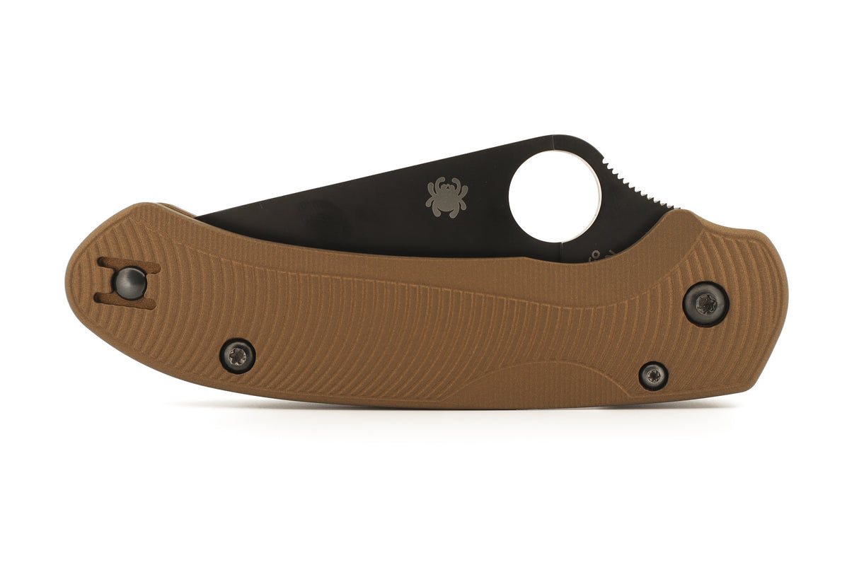 Spyderco Para 3 LW Swoosh in Burnt Bronze