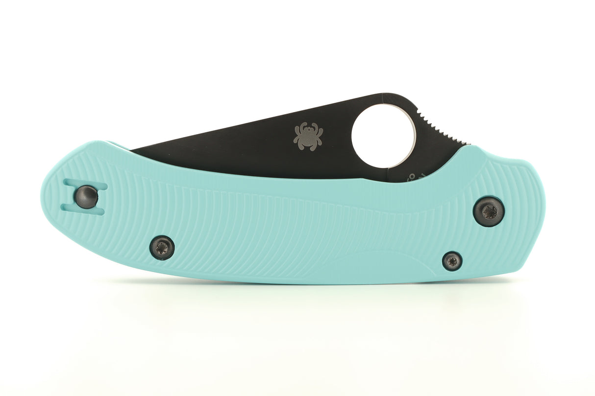 Spyderco Para 3 LW Swoosh in Robin's Egg Blue