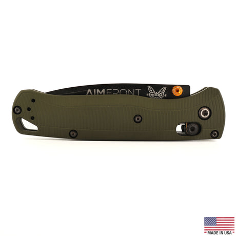 Benchmade Bugout Flow Path in Olive Drab Color