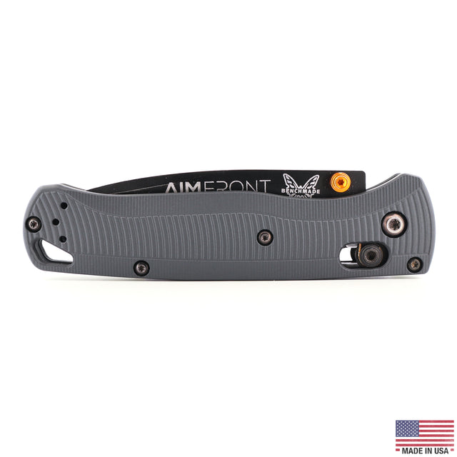 Benchmade Bugout 535 aluminum scale, Cerakote in Sniper Grey, Flow Path pattern