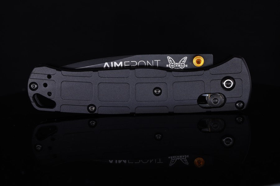 Benchmade Bugout 535 aluminum scale, Black anodize