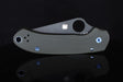Spyderco Para 3 aluminum scale, Magpul OD Green Cerakote