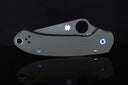 Spyderco Para 3 C223 aluminum scale, Magpul OD Green Cerakote, Flow Path pattern
