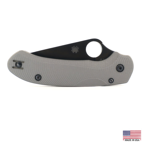 Spyderco Para 3 Lightweight Sales Flowpath in Stone Gray
