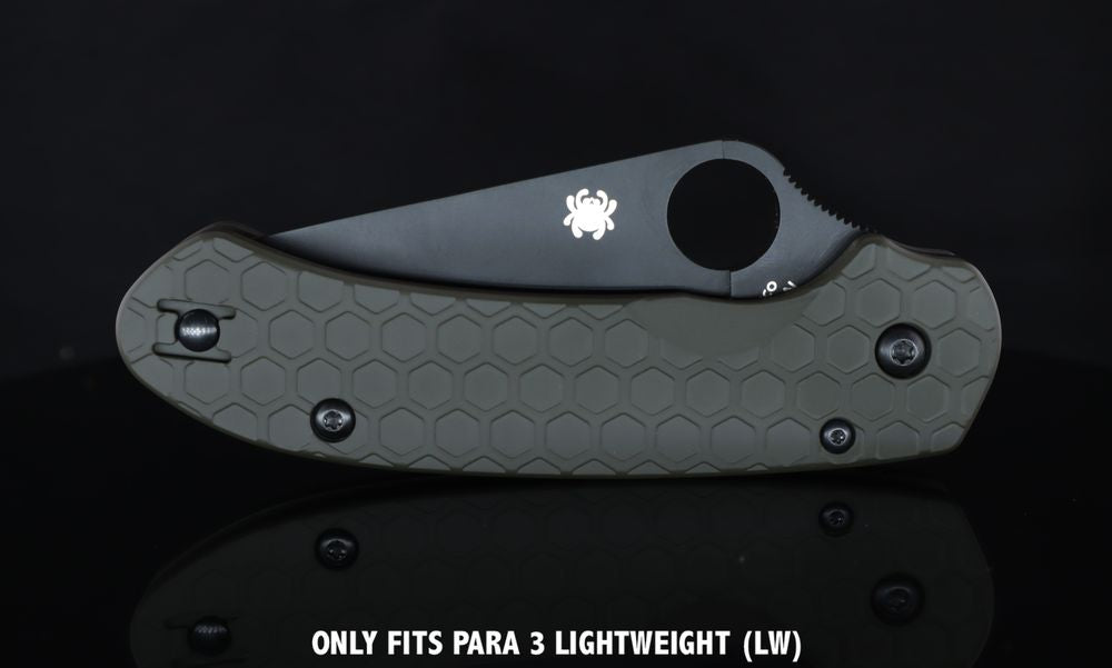 SPYDERCO PARA 3 LIGHTWEIGHT SCALES Cerakoted