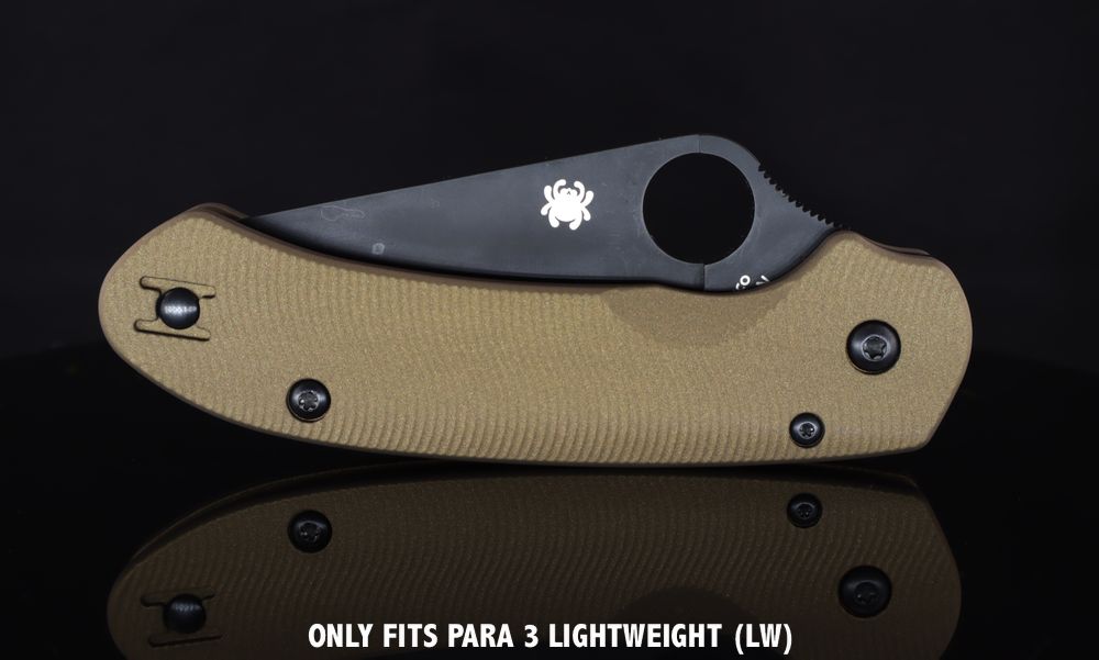 SPYDERCO PARA 3 LIGHTWEIGHT SCALES Cerakoted