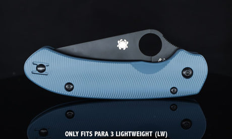 SPYDERCO PARA 3 LIGHTWEIGHT SCALES Cerakoted