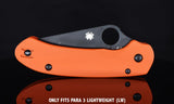 SPYDERCO PARA 3 LIGHTWEIGHT SCALES Cerakoted