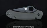 SPYDERCO PARA 3 LIGHTWEIGHT SCALES Cerakoted