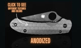 SPYDERCO PARA 3 LIGHTWEIGHT SCALES Anodized