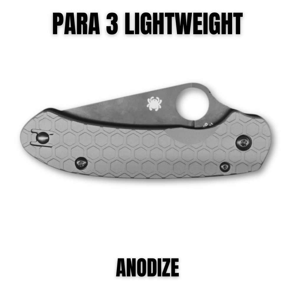 SPYDERCO PARA 3 LIGHTWEIGHT SCALES Anodized