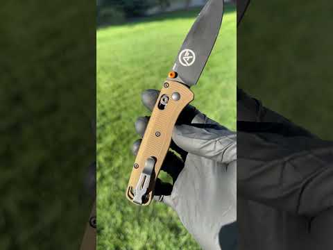 Benchmade Bugout Scale — Burnt Bronze Cerakote